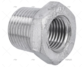 REDUÇÃO INOX M-F 3/8"-1/4"