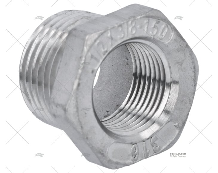 HEX BUSHING MALE 3/4' FEMALE 1/2' S.S.