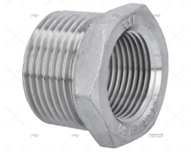 REDUÇÃO INOX M-F 1"-3/4"