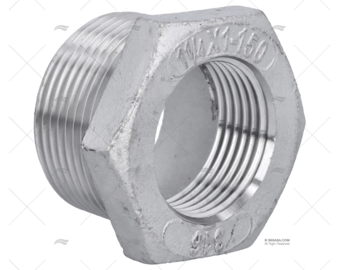 REDUÇÃO INOX M-F 1"1/4-1"