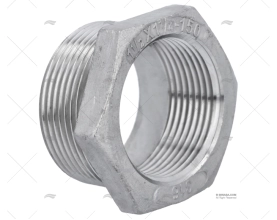 REDUÇÃO INOX M-H 1"1/2-1"1/4