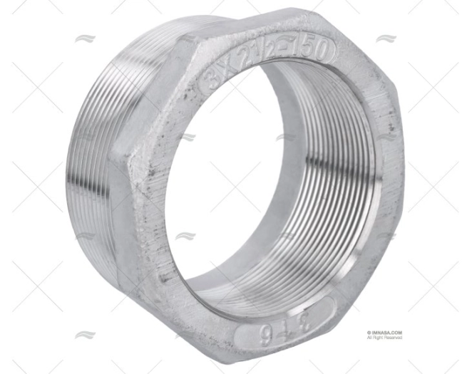 REDUÇÃO INOX M-H 3"-2"1/2