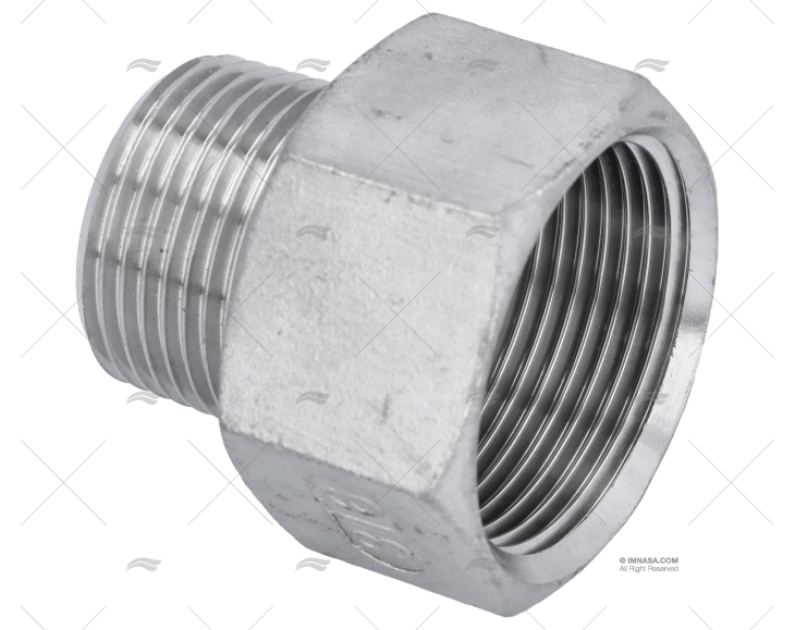 REDUÇÃO INOX M-F 1"-1 1/4"