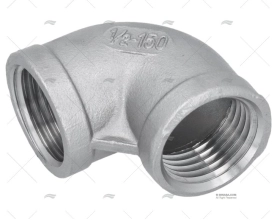 GOMITO INOX F-F 90º 1/2"