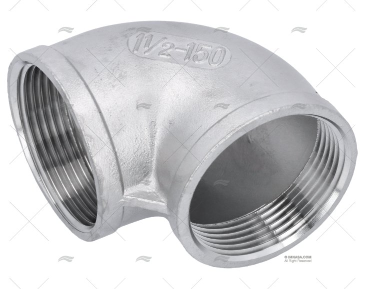 CODO INOX H-H 90º 1"1/2