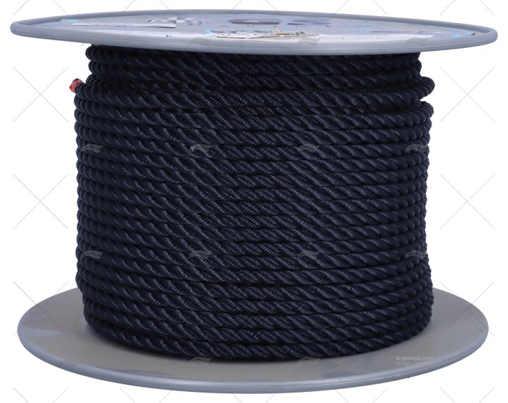 CORDAGE POLYESTER BLEU 8MM