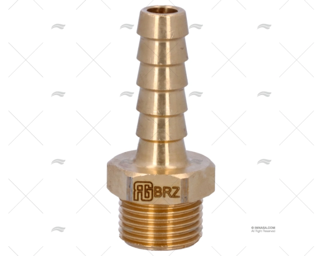 RACCORDO BRONZO 3/8"x10mm GUIDI