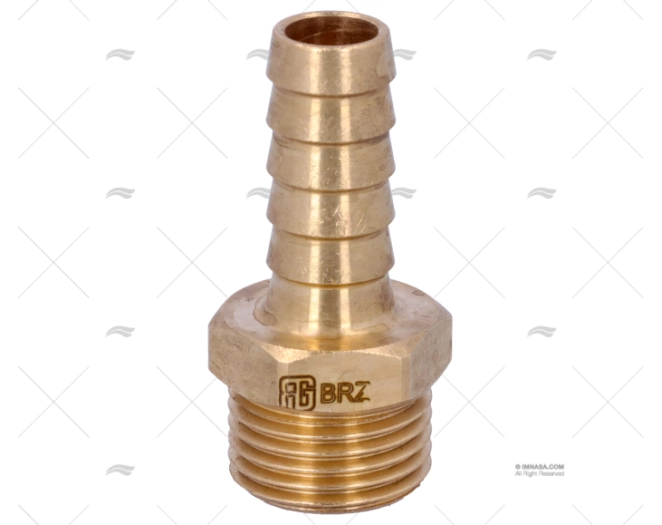 RACCORDO BRONZO 1/2"x13mm GUIDI