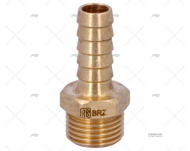 ENTRONQUE BRONCE 1/2"x13mm GUIDI