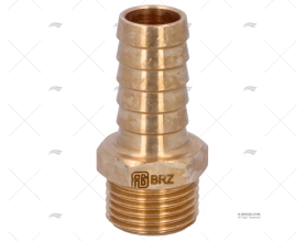 RACCORDO BRONZO 1/2"x16mm GUIDI