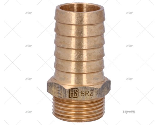 RACCORDO BRONZO 3/4"x25mm GUIDI