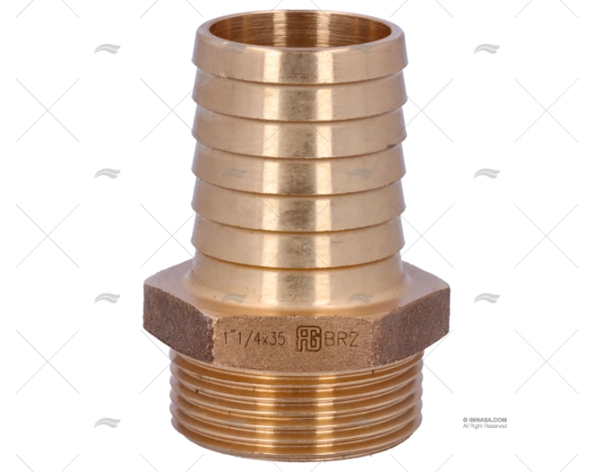RACCORDO BRONZO 1"1/4x35mm GUIDI
