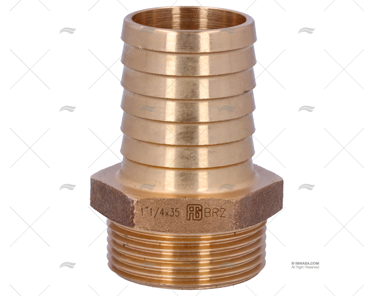 RACCORDO BRONZO 1"1/4x35mm GUIDI