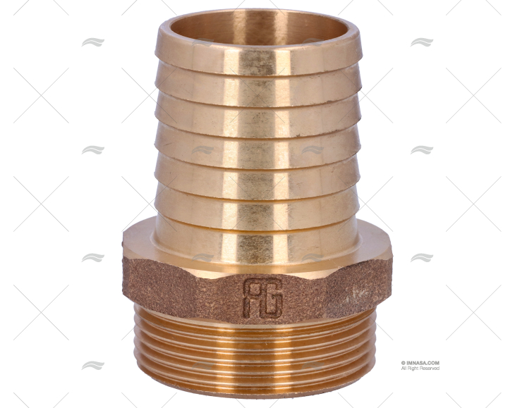 ENTRONQUE BRONCE 1"1/2x40mm GUIDI