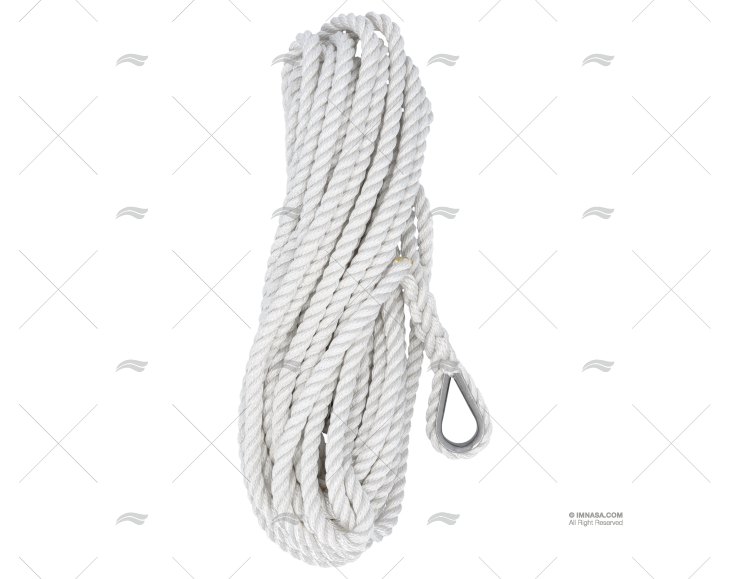 CIMA AT BIANCO 12mm C/REDANCIA INOX 2x7m