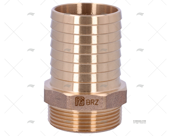 ENTRONQUE BRONCE 1"1/2x45mm GUIDI