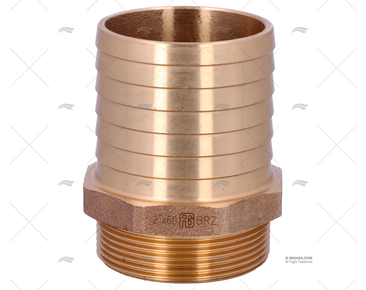 ENTRONQUE BRONCE 2"x60mm GUIDI