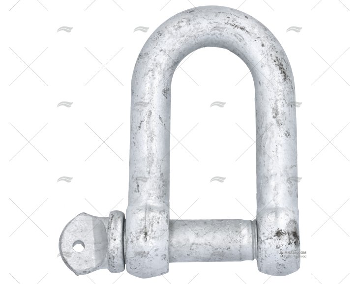 SHACKLE 'D' GALVANIZED 25mm