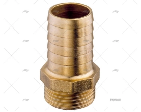MALE HOSE CONNECTOR 1 1/4'x38mm LARGE GUIDI