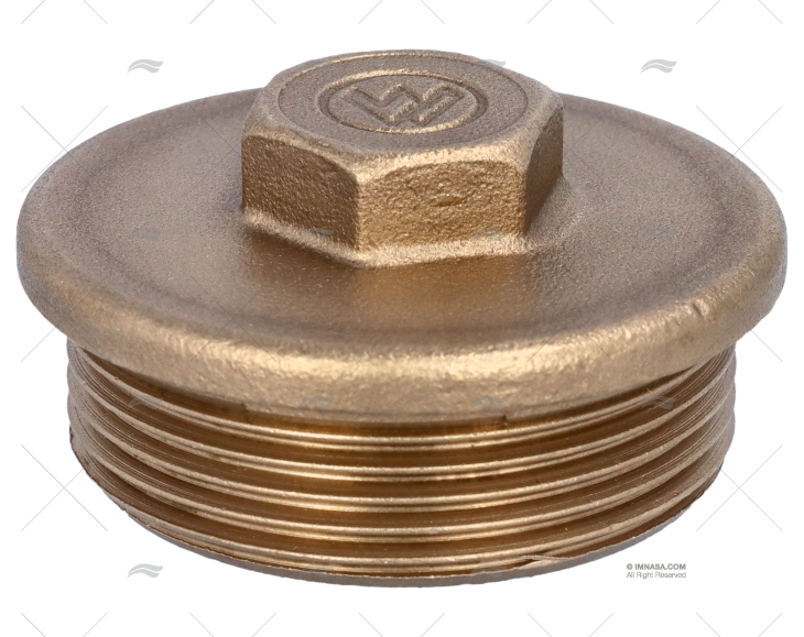 BRASS NUT PLUG  MALE 1 1/2