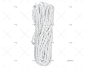CORDAGE BLANC 12mm A/EPISSURE 2X7 MT