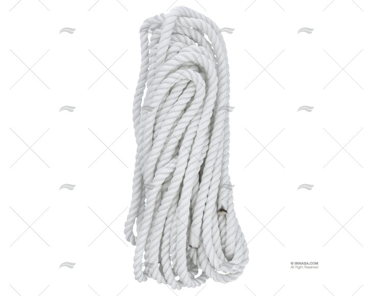 CORDAGE BLANC 14mm A/EPISSURE 2X7 MT