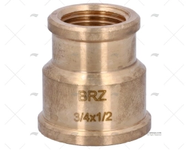 NIPPLO BRONZO H-H 3/4"-1/2" GUIDI