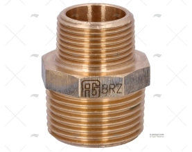 NÍPEL BRONZE M-M 1"-3/4" GUIDI