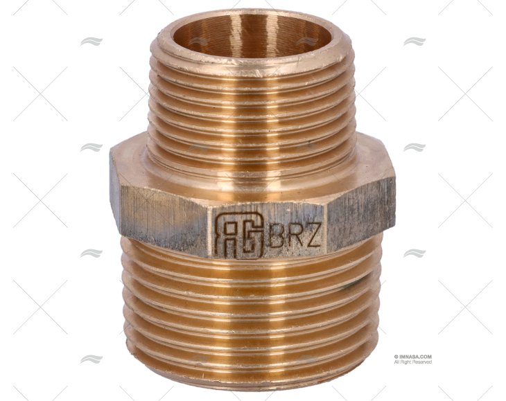 NIPPLO BRONZO M-M 1"-3/4" GUIDI