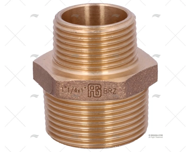 NÍPEL BRONZE M-M 1"1/4-1" GUIDI