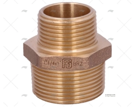 NIPPLO BRONZO M-M 1"1/4-1" GUIDI