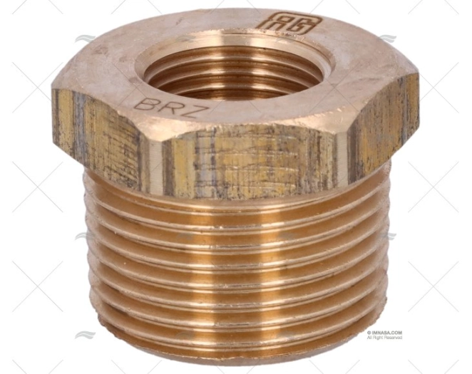 REDUÇÃO BRONZE M-F 3/4"-3/8" GUIDI