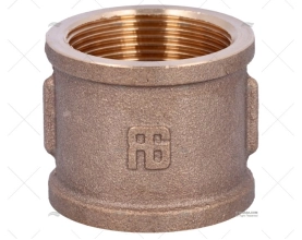 NIPPLO BRONZO H-H 1"1/2 GUIDI