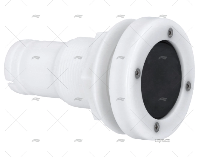 PASSACASCO BRANCO 1"1/2  38mm C/VÁLVULA