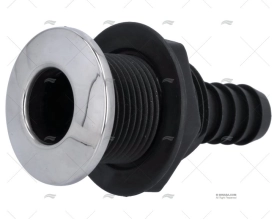 PASSASCAFO IN ABS C/COPERCHIO INOX 3/4"