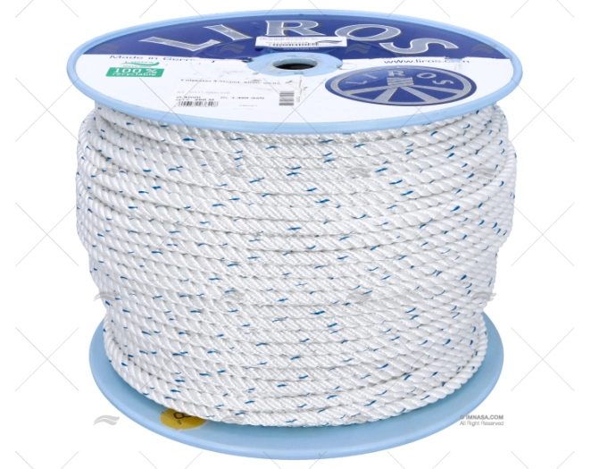 CIMA POLIESTERE 08mm BIANCO 200m LIROS