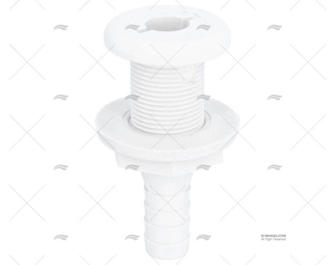 PASSASCAFO IN PVC BIANCO 5/8"x17mm