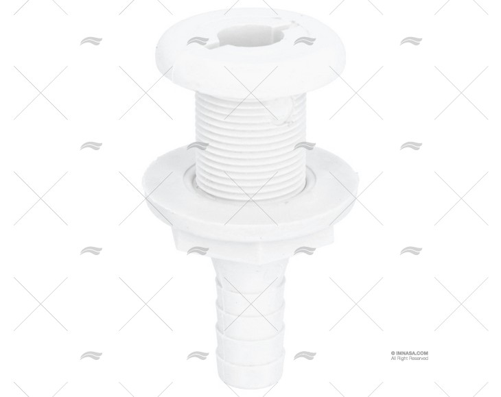 PASSA-CASCOS EN PVC BRANCO 5/8"x17mm