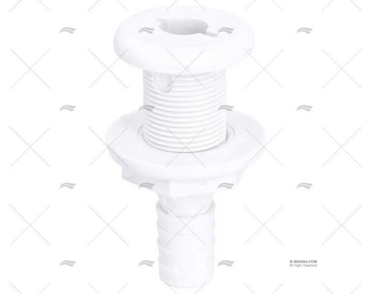 PASSASCAFO IN PVC BIANCO 3/4"x18mm