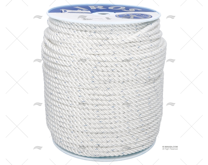 CIMA POLIESTERE 10mm BIANCO 200m LIROS