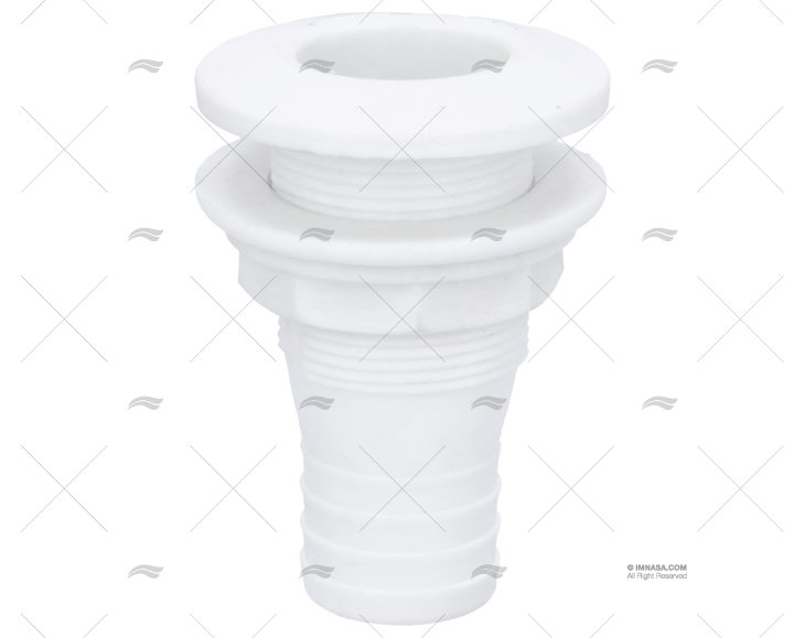 PASSACASCO EM PVC BRANCO 1"1/2x37mm