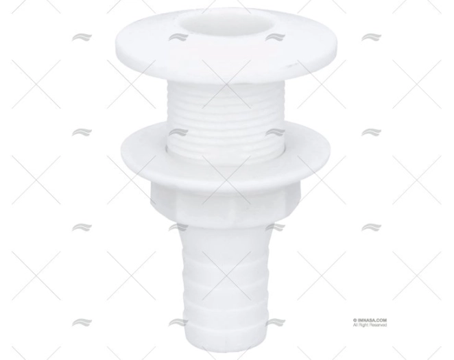 PASSACASCO EM PVC BRANCO 1"x25mm