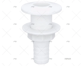 PASSACASCO EM PVC BRANCO 1"x25mm