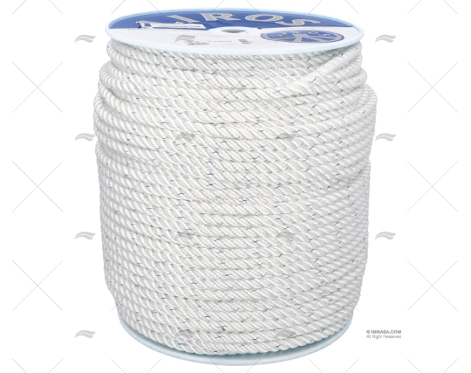 CIMA POLIESTERE 12mm BIANCO 200m LIROS