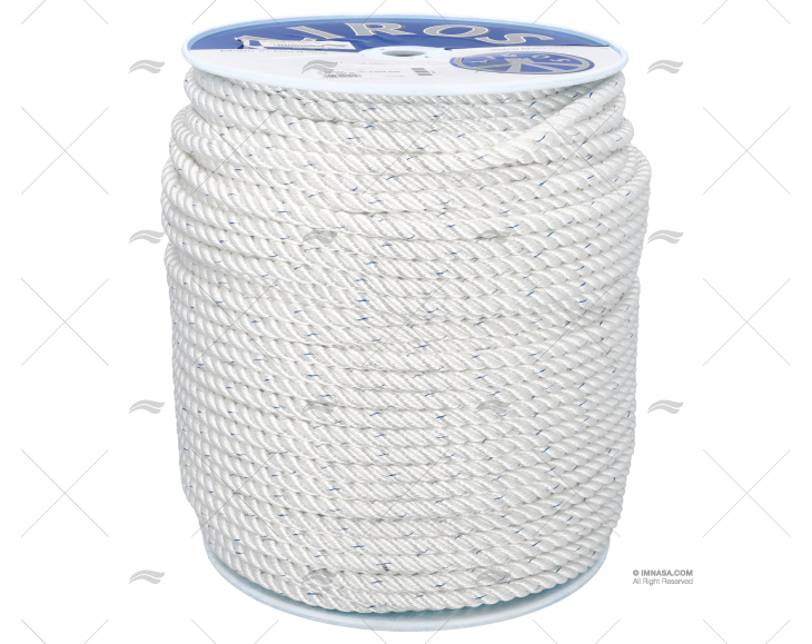 CIMA POLIESTERE 12mm BIANCO 200m LIROS