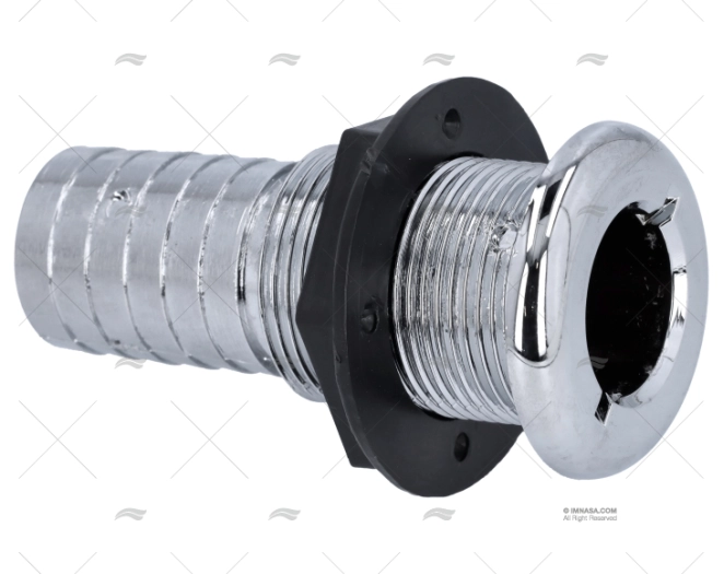 PASSASCAFO IN PVC CROMATO 1"1/8  30mm