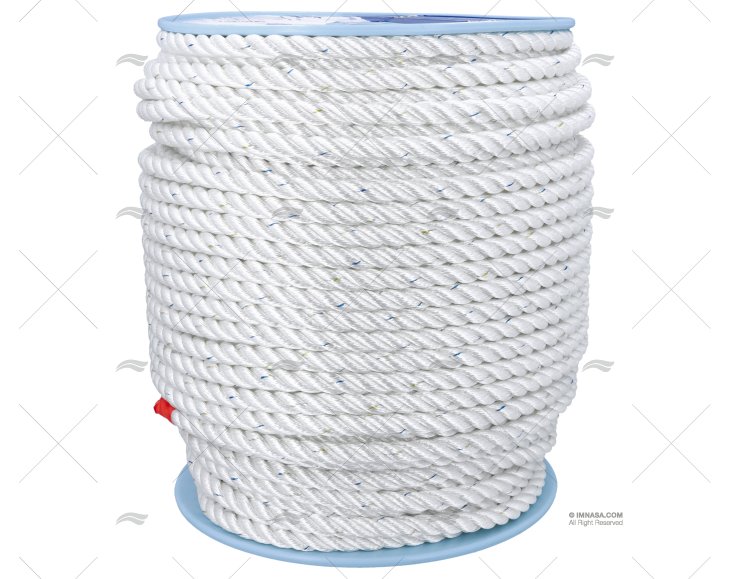ROPE POLYESTER 14mm BLANCO / DRUM 2MT