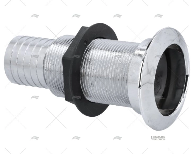 PASSACASCO EM PVC CRO.C/VAL. 1"1/2  39mm