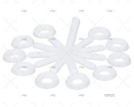 PLASTIC CONICAL FINISH WASHERS  M5-6 (PA