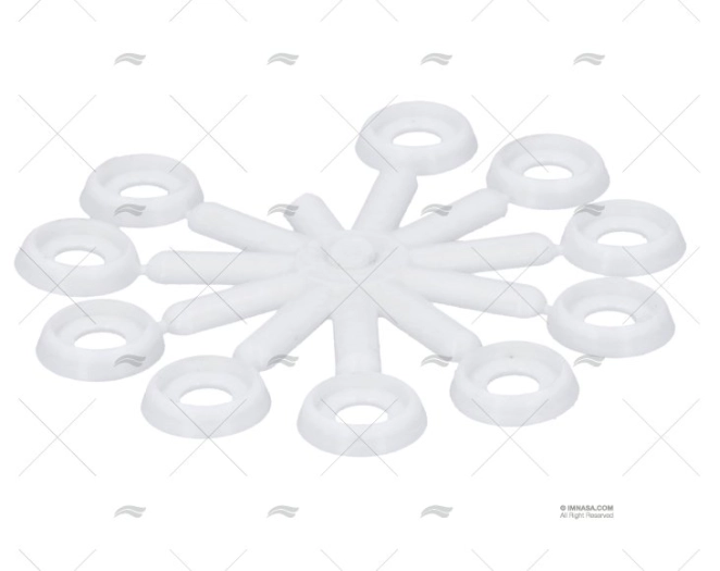 PLASTIC FINISH WASHERS M5-6 (PACK-10)